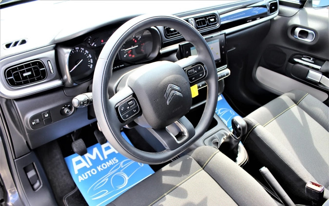 Citroen C3 cena 45900 przebieg: 95000, rok produkcji 2019 z Łęknica małe 379